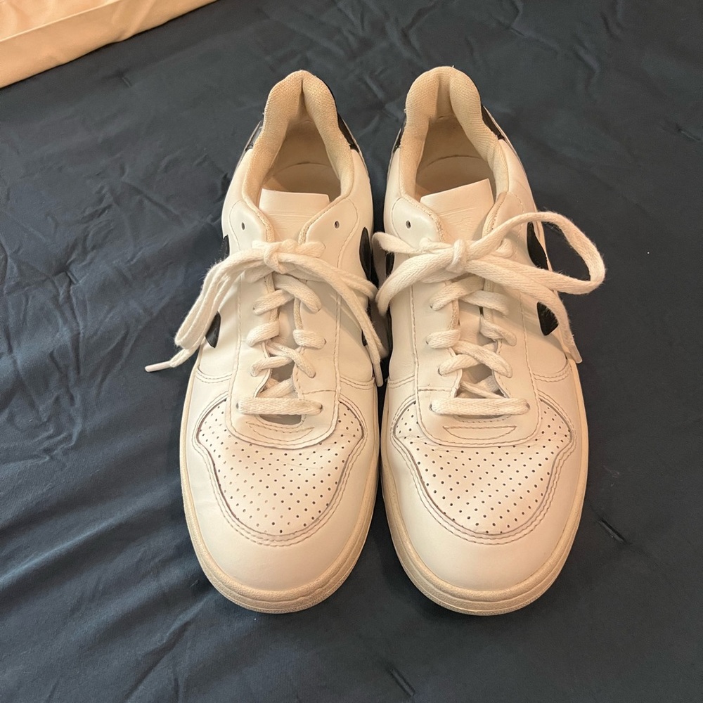 Veja sneakers extra white black v10 - Picture 3 of 12